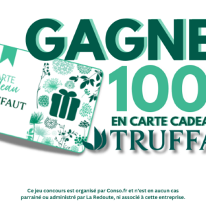 Carte cadeau de 100€ chez Truffaut