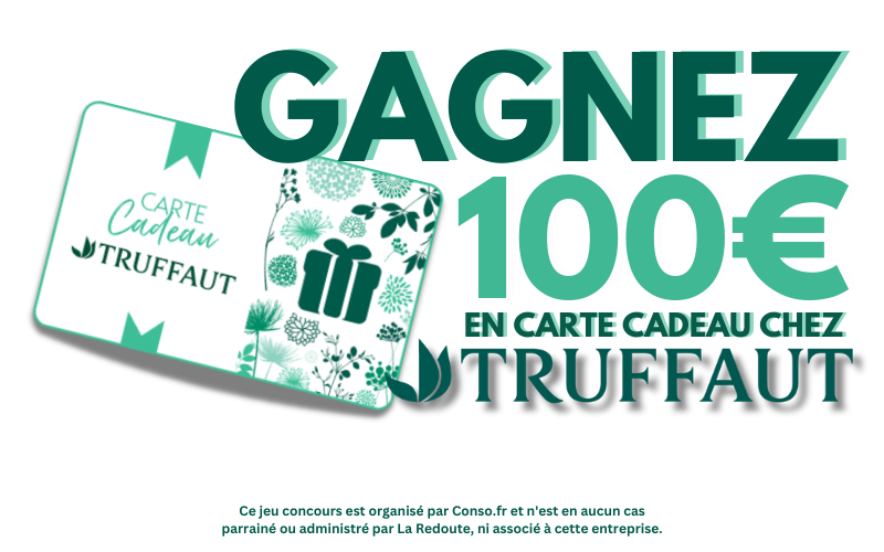 Carte cadeau de 100€ chez Truffaut